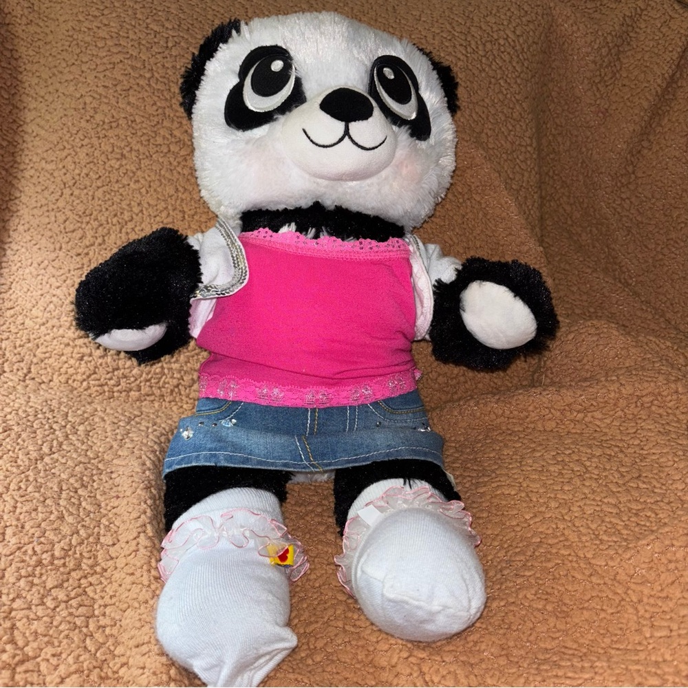 Build-A-Bear Harajuku Hugs Panda Bear Plush 18” 2013 Outfit Included